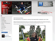 Tablet Screenshot of heli-professional.com